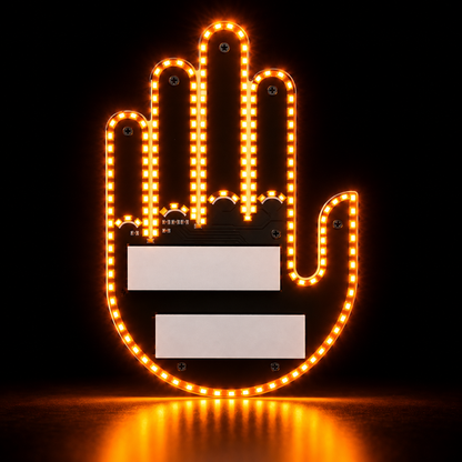 LED Car Hand Light to Talk Back in Traffic